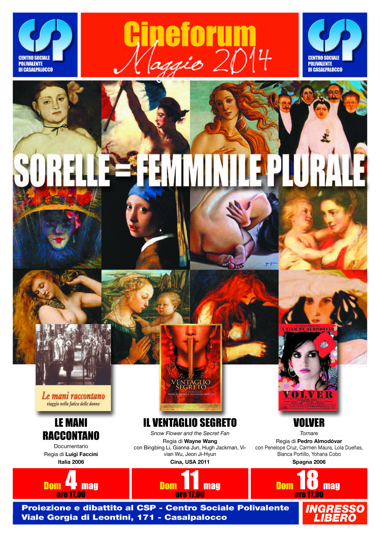 locandina cineforum maggio